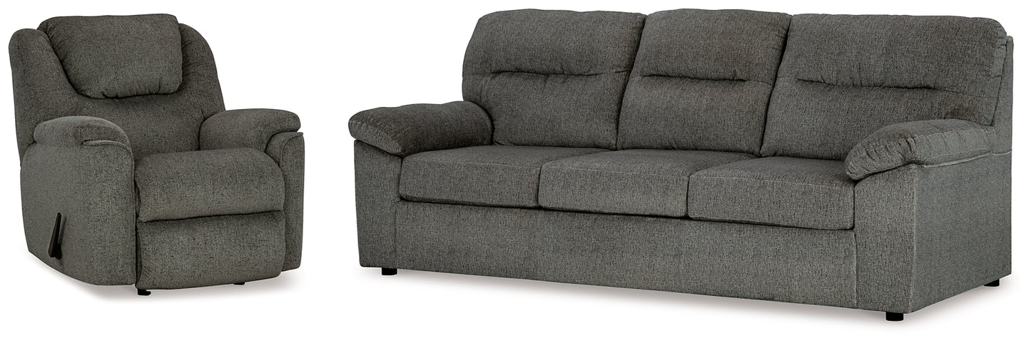 Bindura Sofa and Recliner