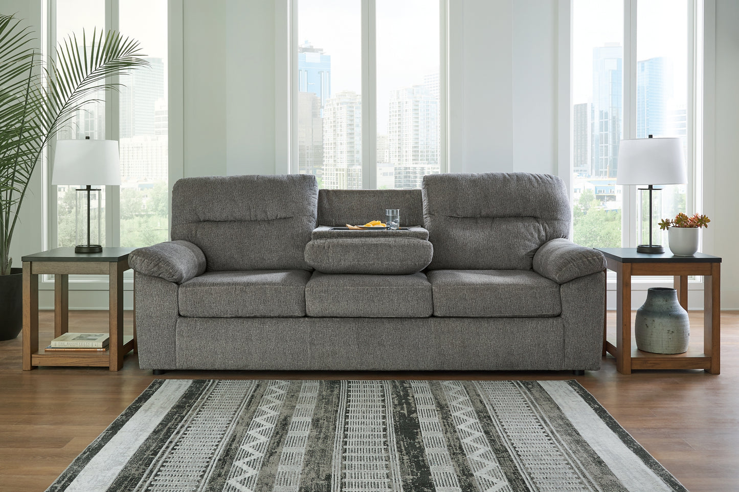 Bindura Sofa, Glider Loveseat and Recliner