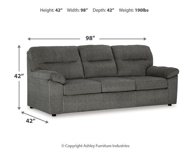 Bindura Sofa, Glider Loveseat and Recliner