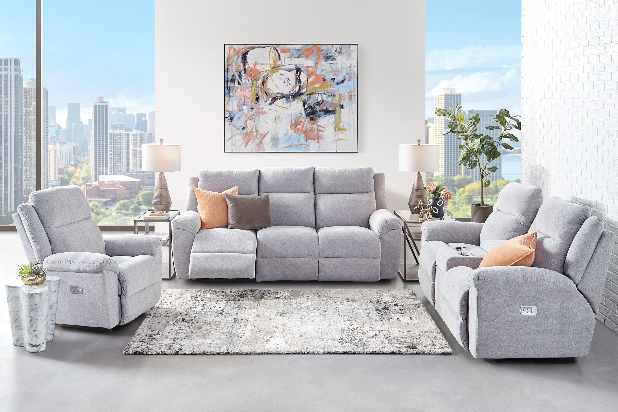 Joel Triple Power Rocker Recliner by La-Z-Boy La-Z-Boy Living Room
