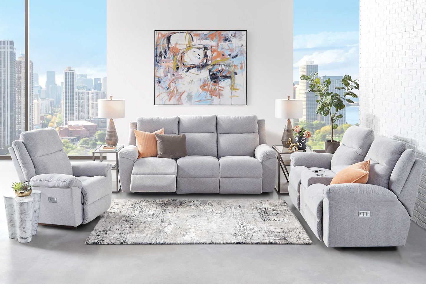 Joel Triple Power Rocker Recliner by La-Z-Boy La-Z-Boy Living Room