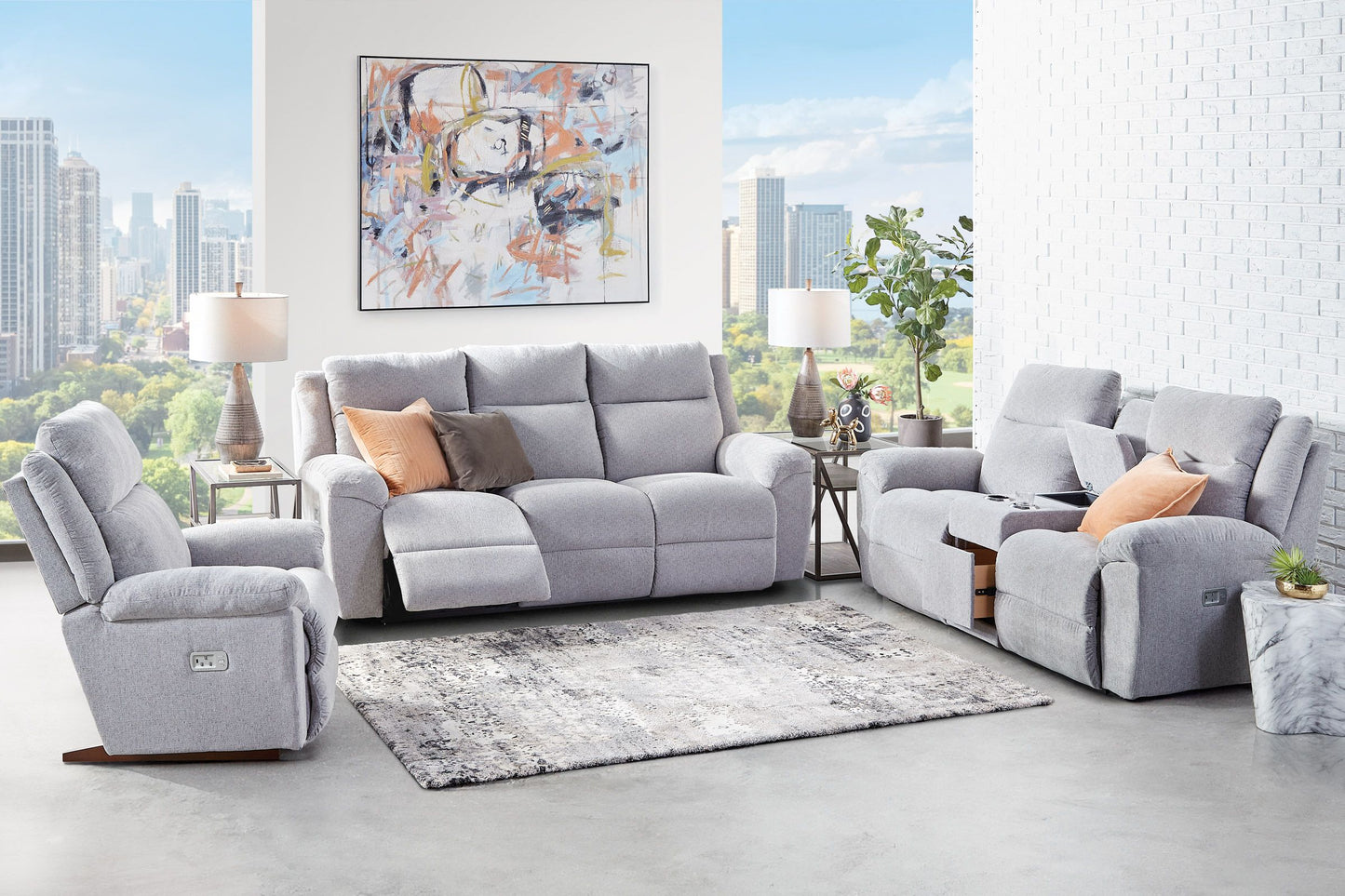 Joel Triple Power Rocker Recliner by La-Z-Boy La-Z-Boy Living Room