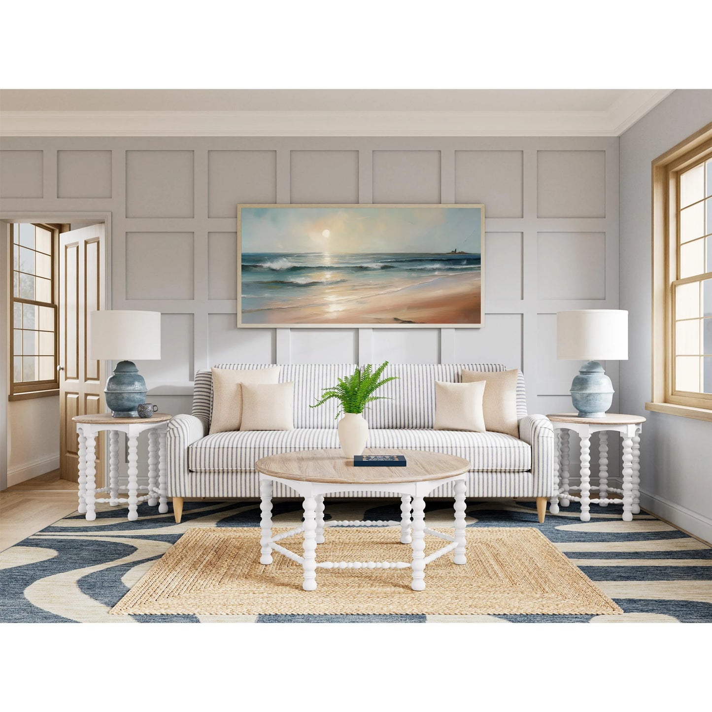 Rosalie Round Spindle Cocktail Riverside Furniture Tables