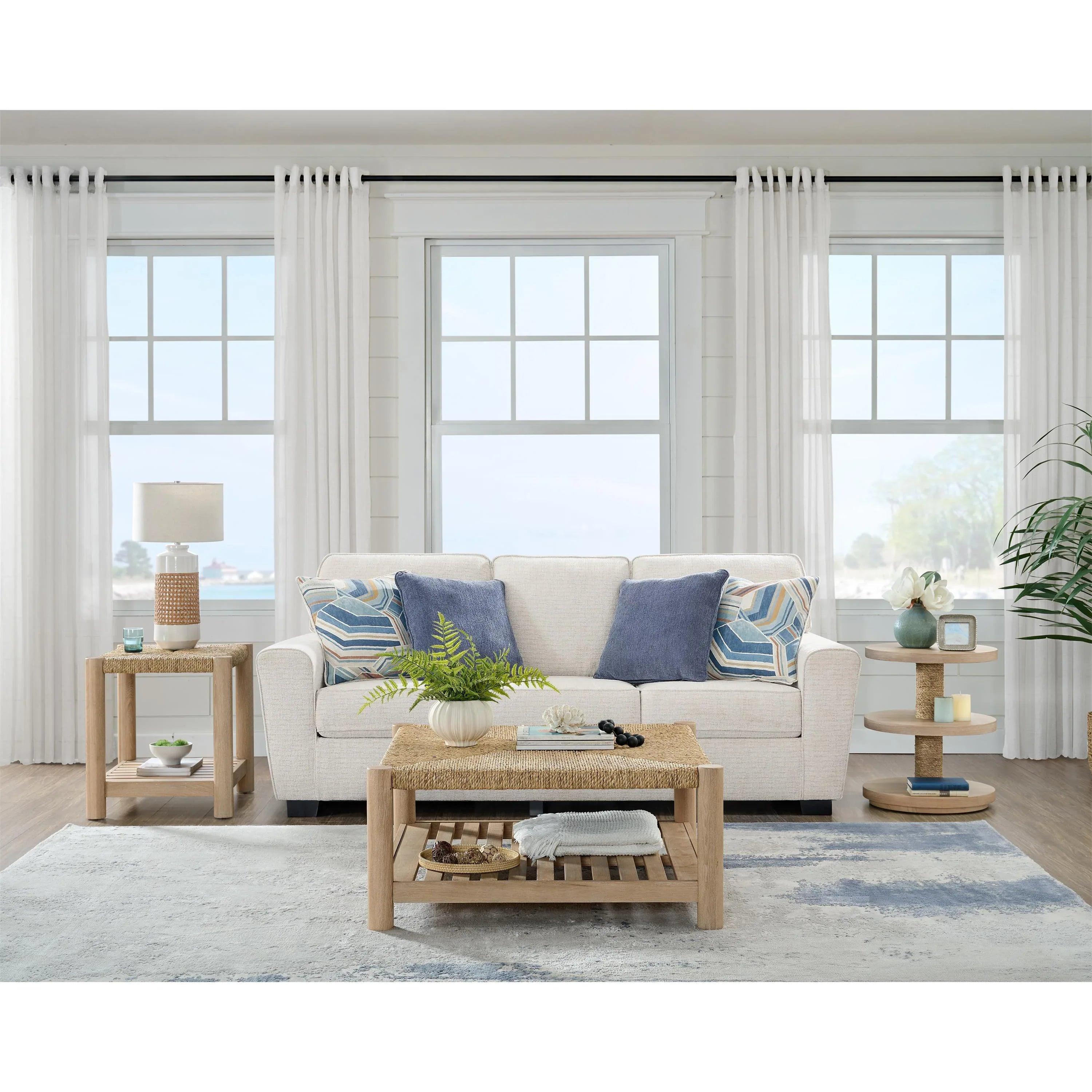 Rosalie Woven Square Cocktail Riverside Furniture Tables