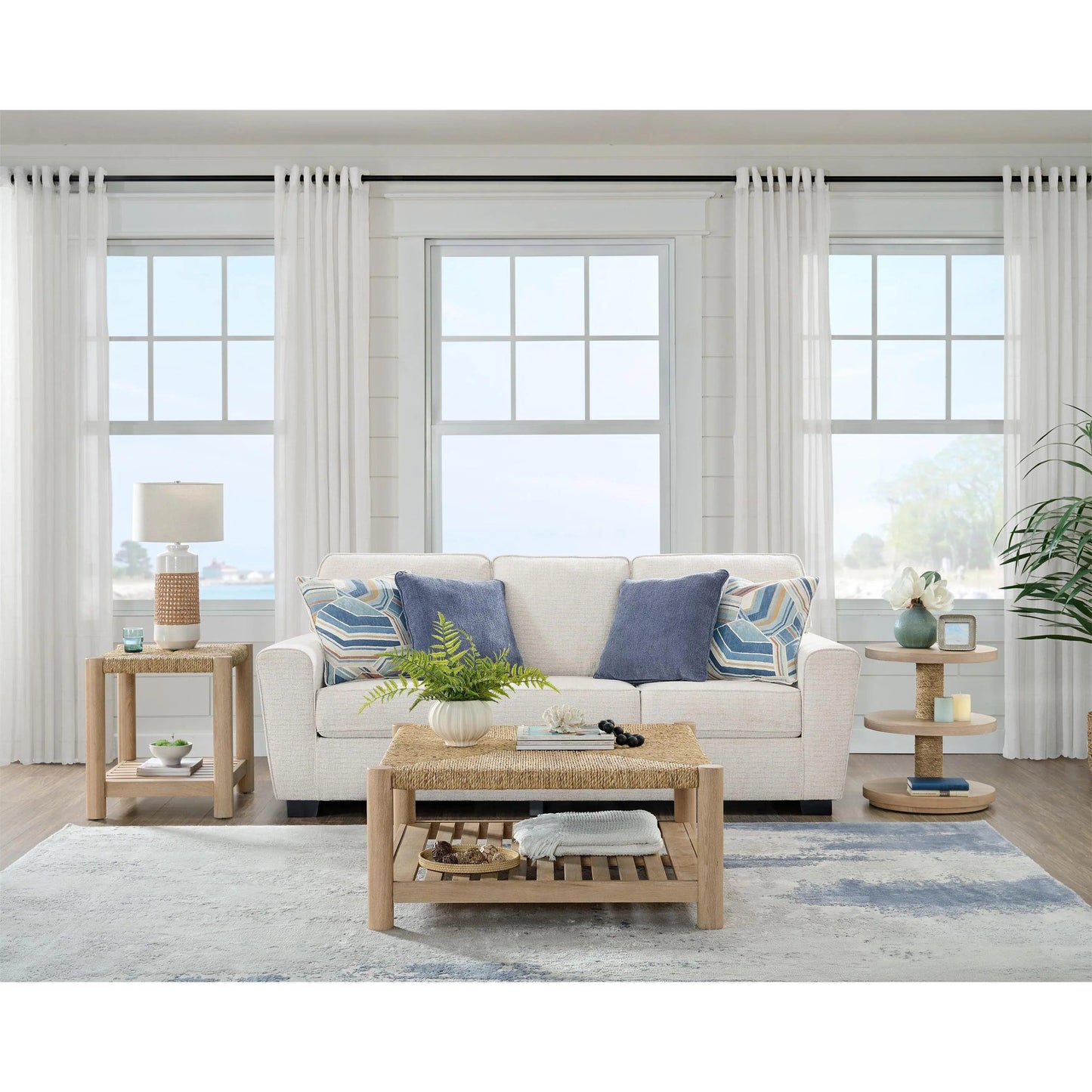 Rosalie Woven Square Cocktail Riverside Furniture Tables