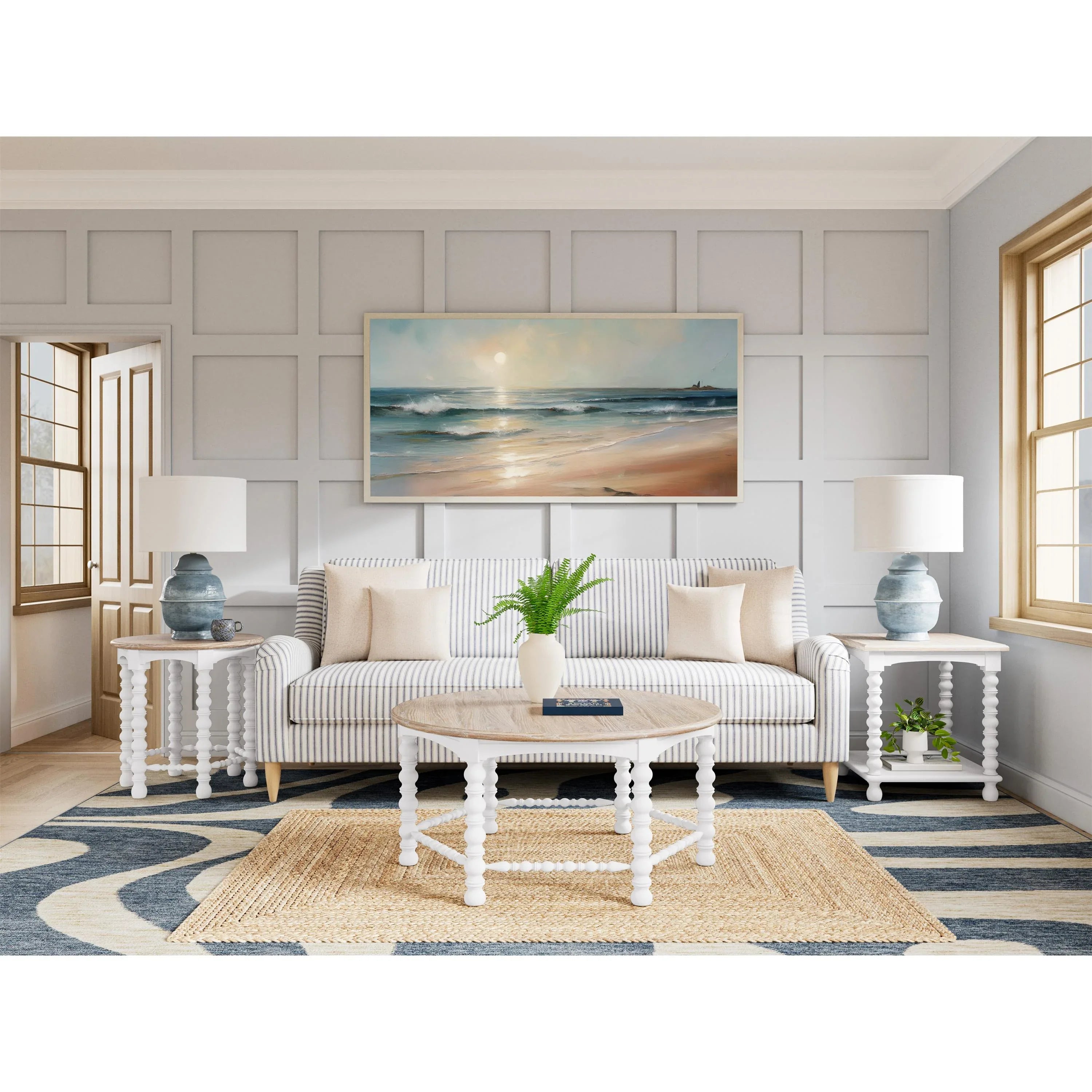 Rosalie Round Spindle End Table Riverside Furniture Tables