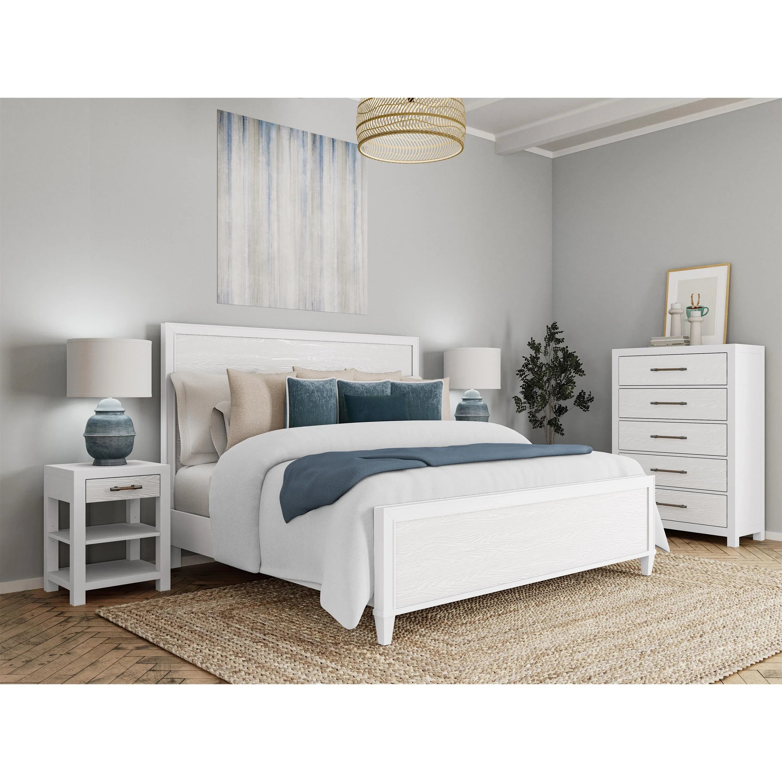 Rosalie 4/6 Panel Headboard Riverside Furniture Bedroom
