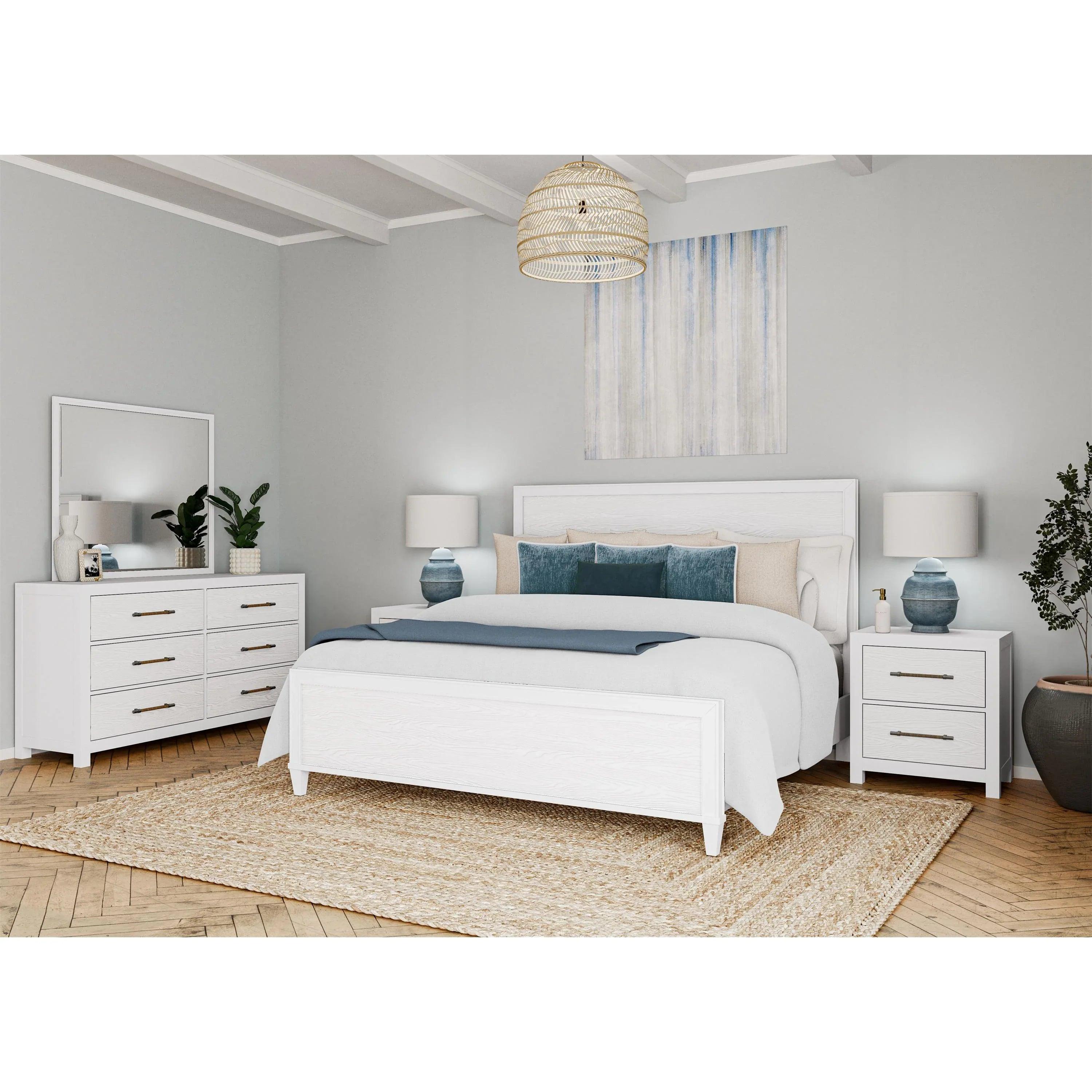 Riverside Rosalie 6/6 Panel Footboard — White Caps Riverside Furniture Bedroom
