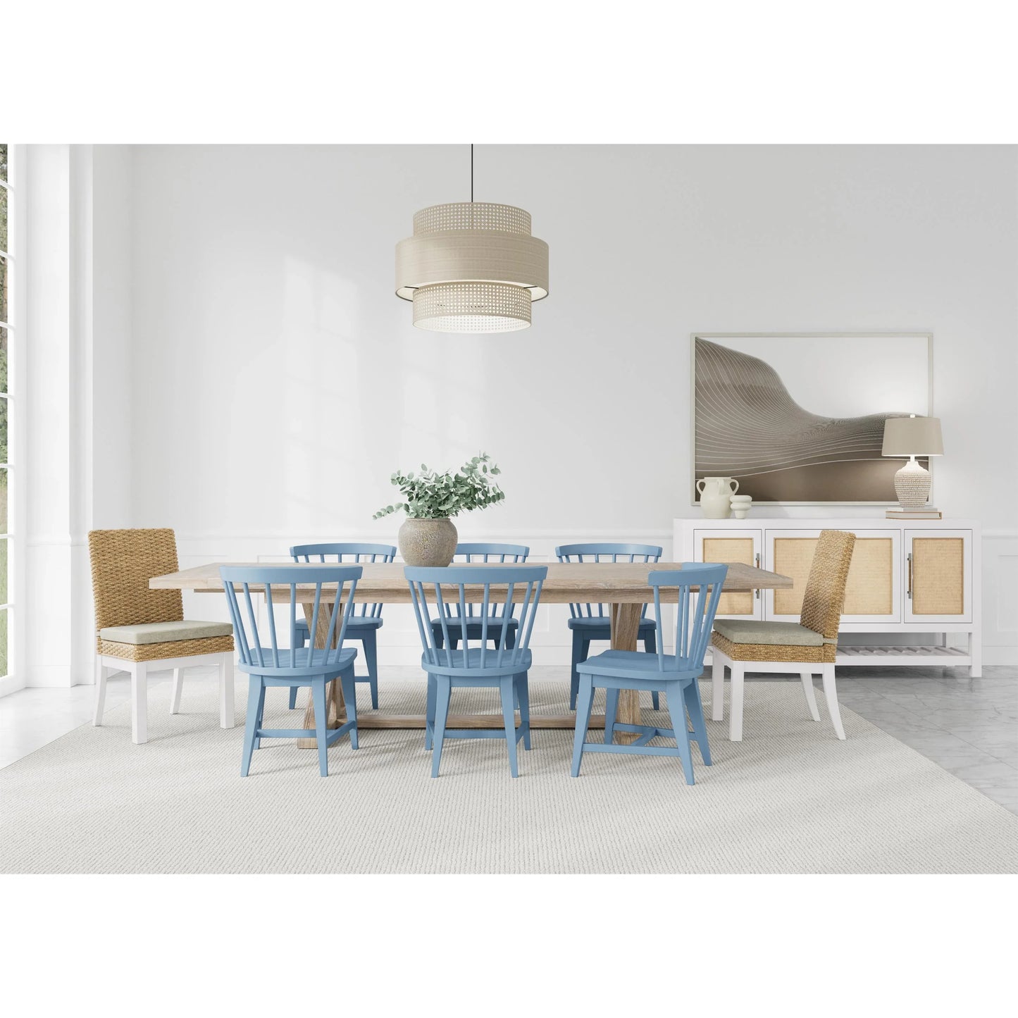 Rosalie Woven Side Chair 2in Riverside Furniture Dining