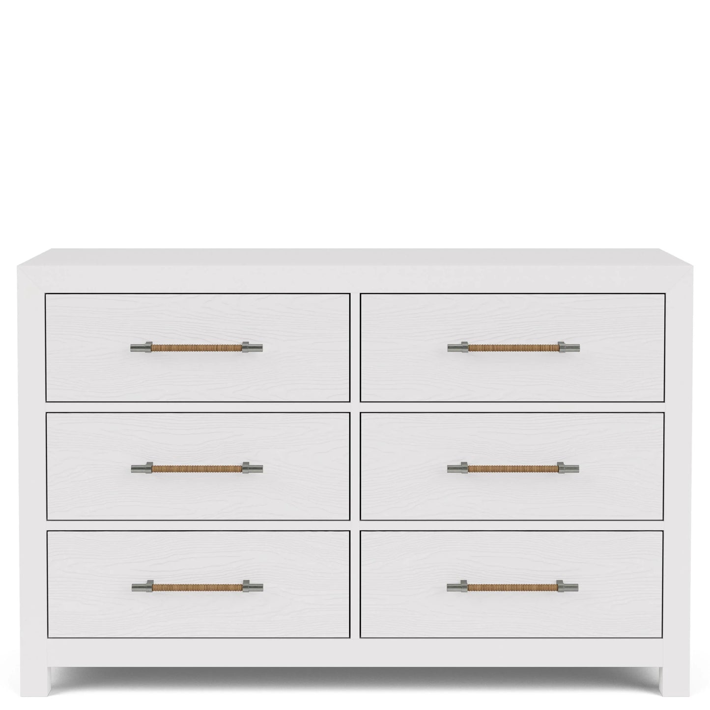 Rosalie 6-drawer Dresser-wht Riverside Furniture Bedroom