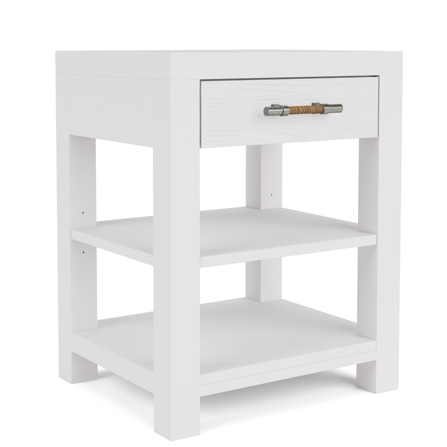 Rosalie 1-drawer Nightstand-white