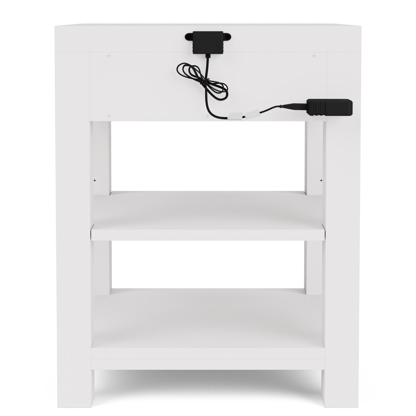 Rosalie 1-drawer Nightstand-white