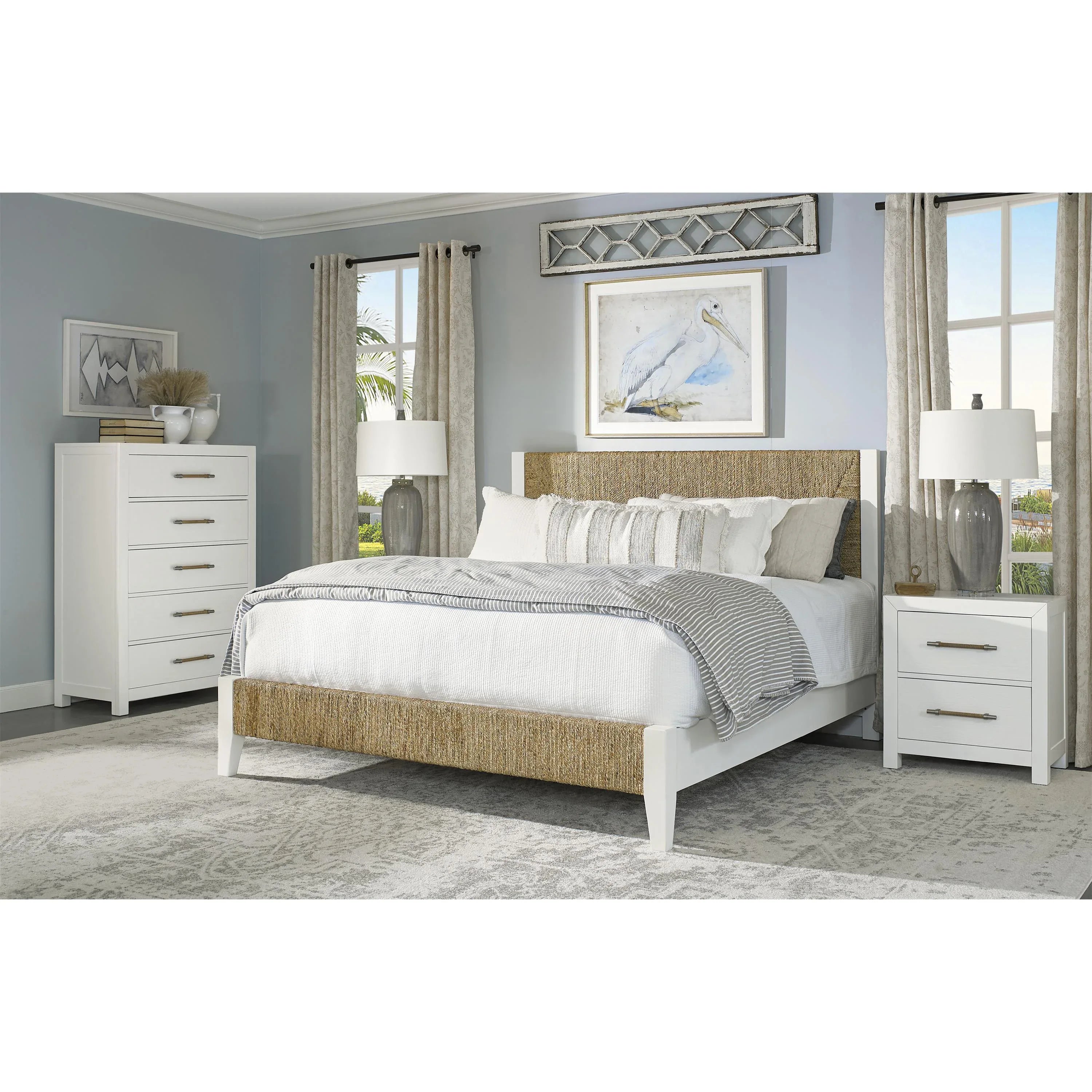 Rosalie 5/0 Woven Footboard Riverside Furniture Bedroom