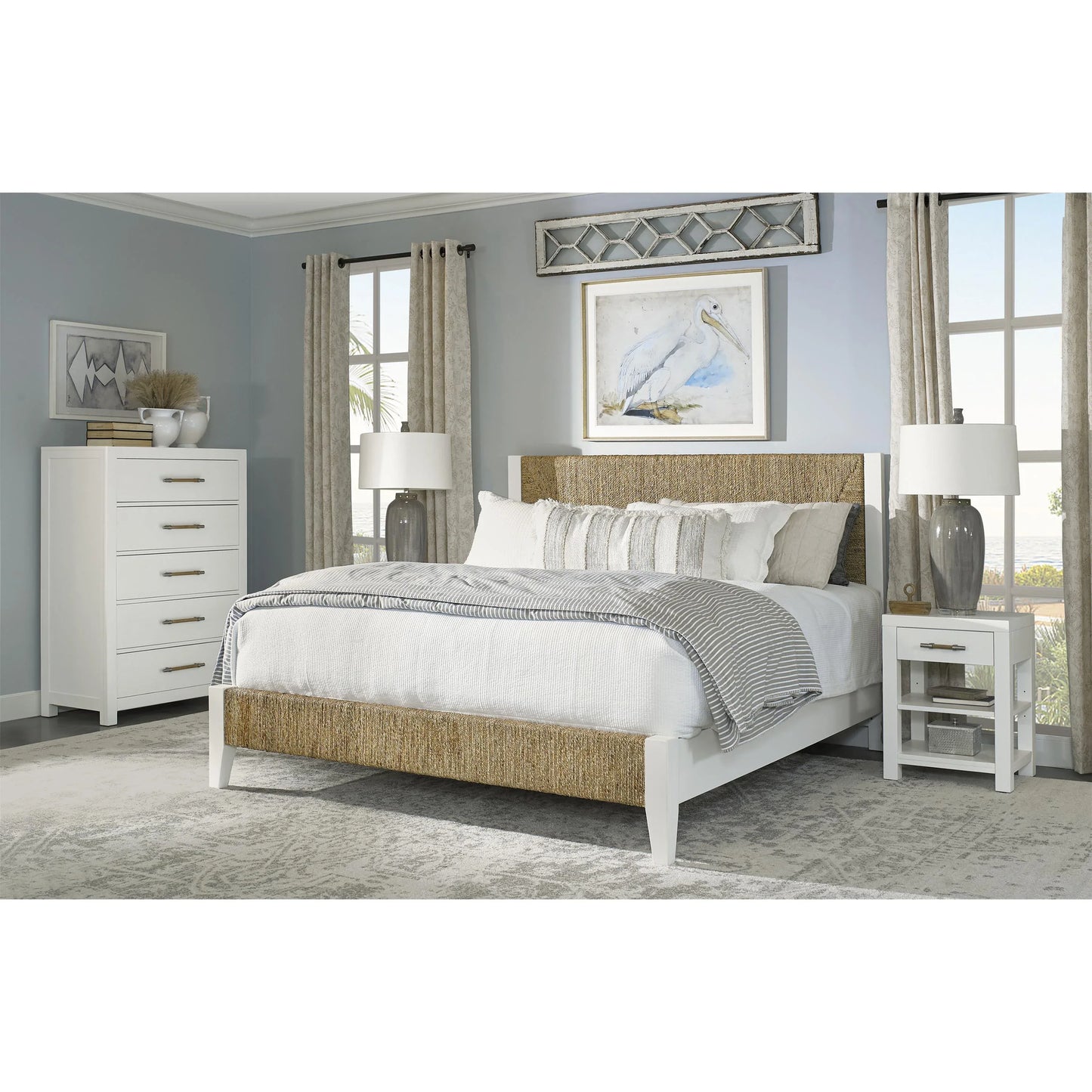 Rosalie 5/0 Woven Footboard Riverside Furniture Bedroom