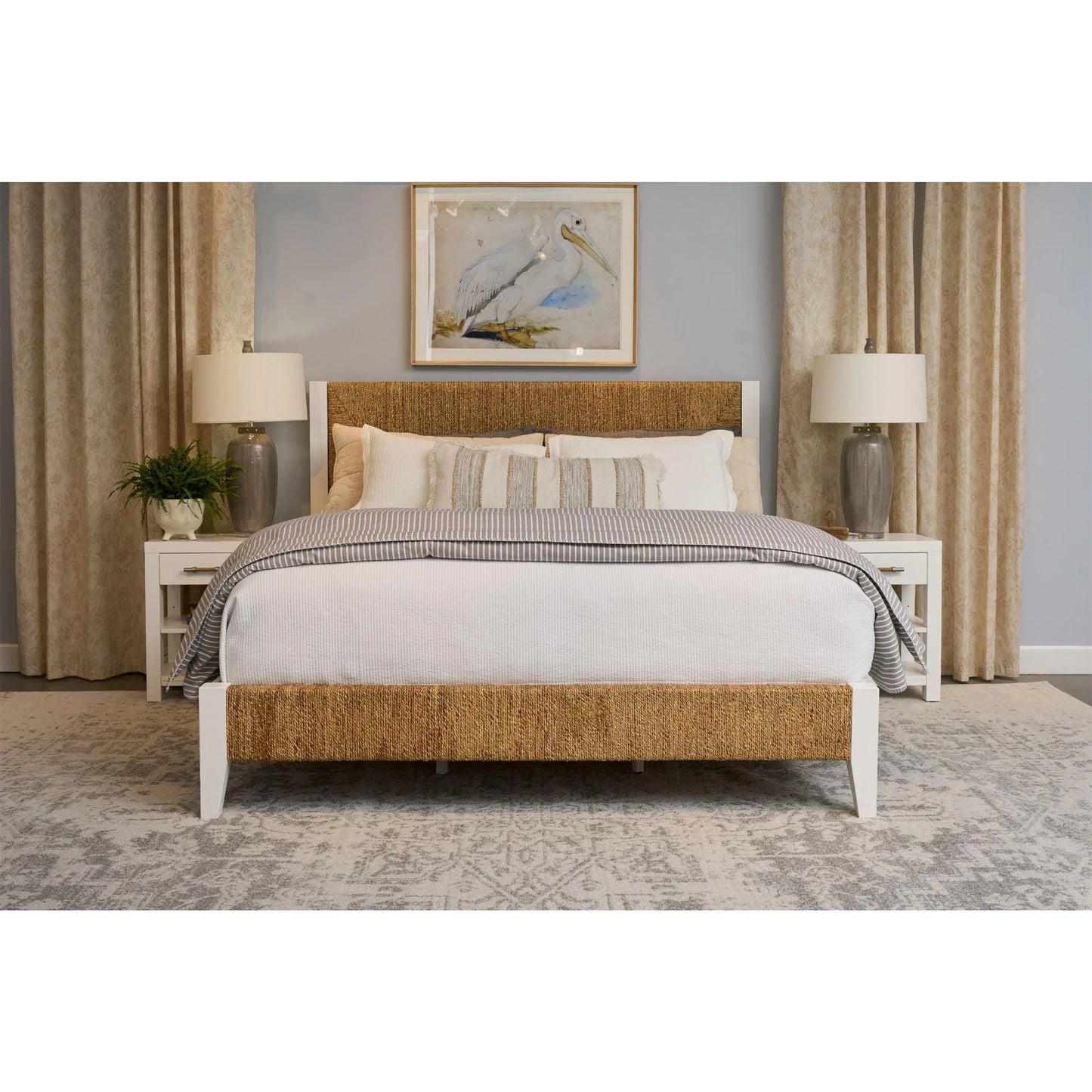 Rosalie 6/6 Woven Footboard Riverside Furniture Bedroom
