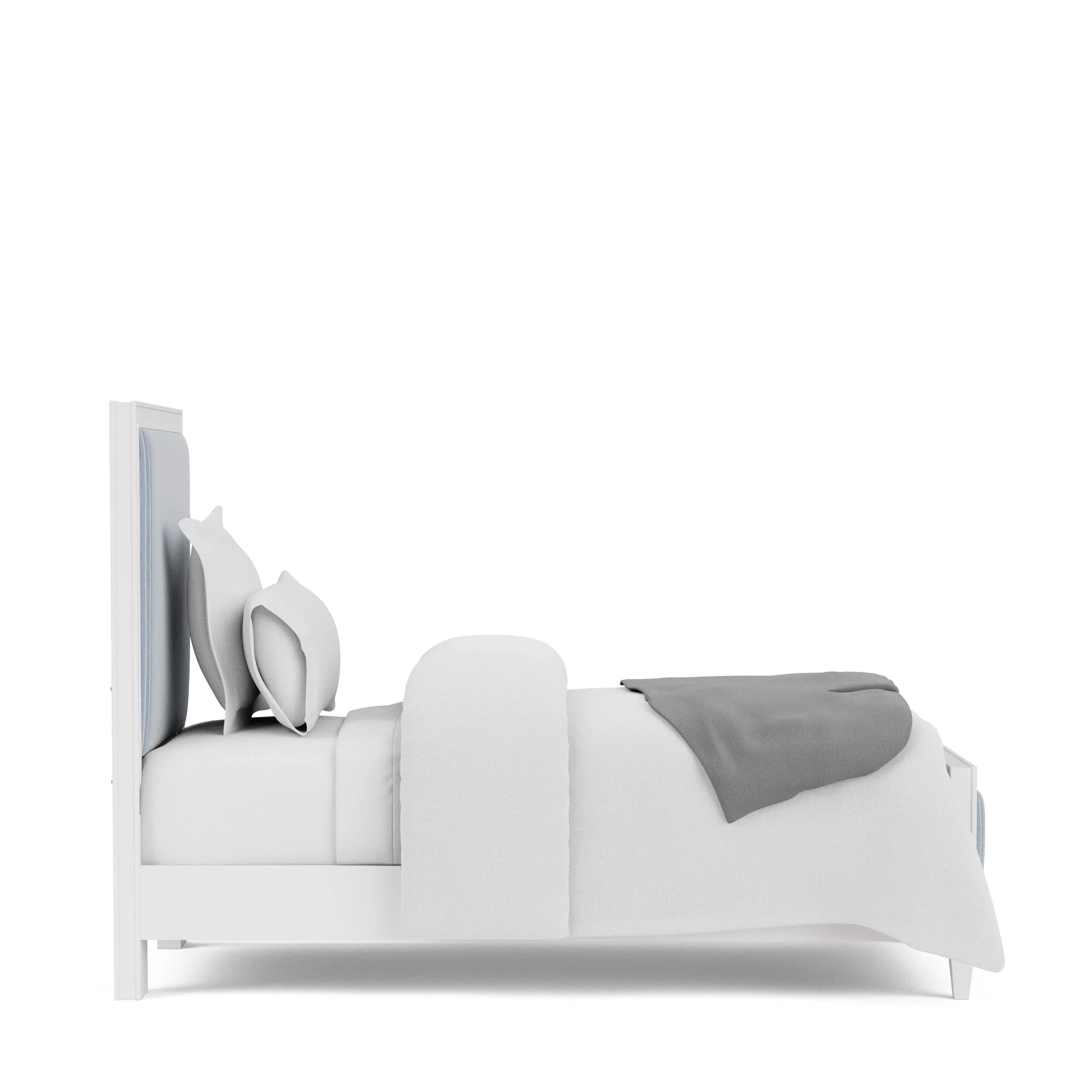 Rosalie 3/3 Wood Frame Uph Hdbd Riverside Furniture Bedroom