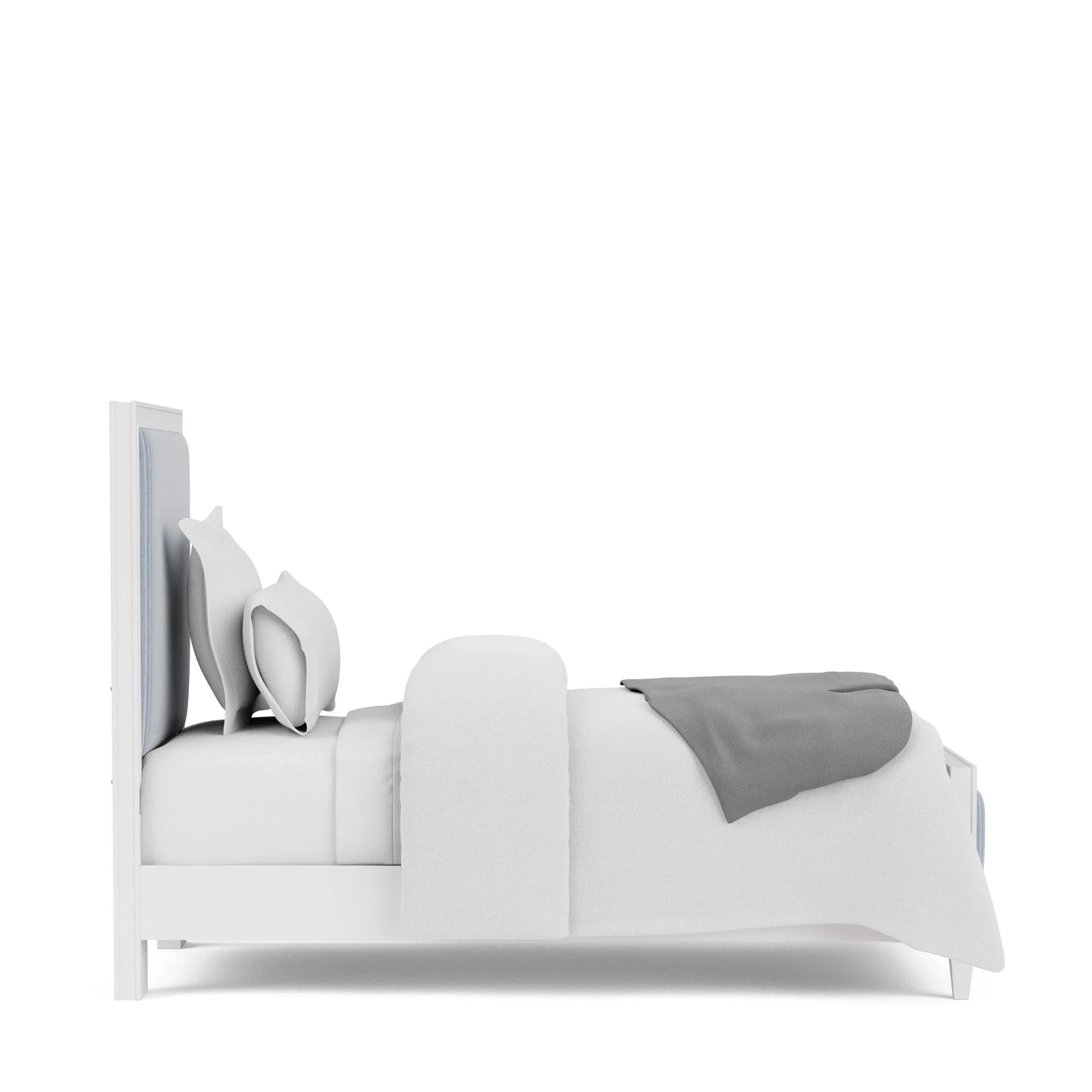 Rosalie 3/3 Wood Frame Uph Hdbd Riverside Furniture Bedroom