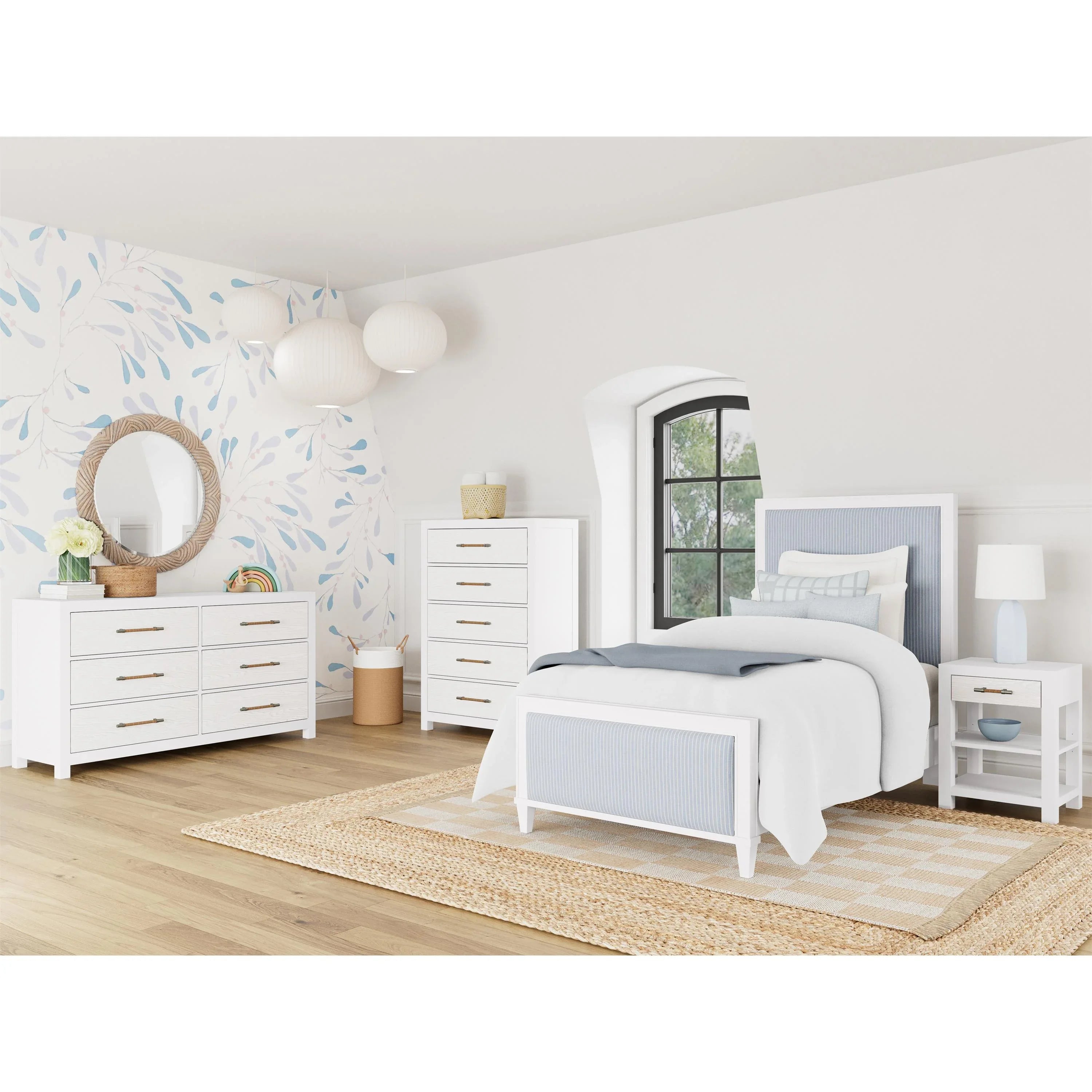 Rosalie 3/3 Wood Frame Uph Ftbd Riverside Furniture Bedroom