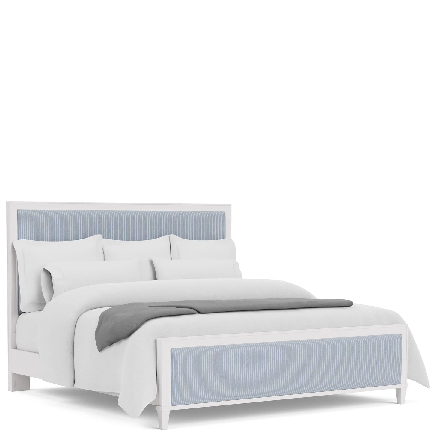 Rosalie 6/6 Wood Frame Uph Hdbd Riverside Furniture Bedroom
