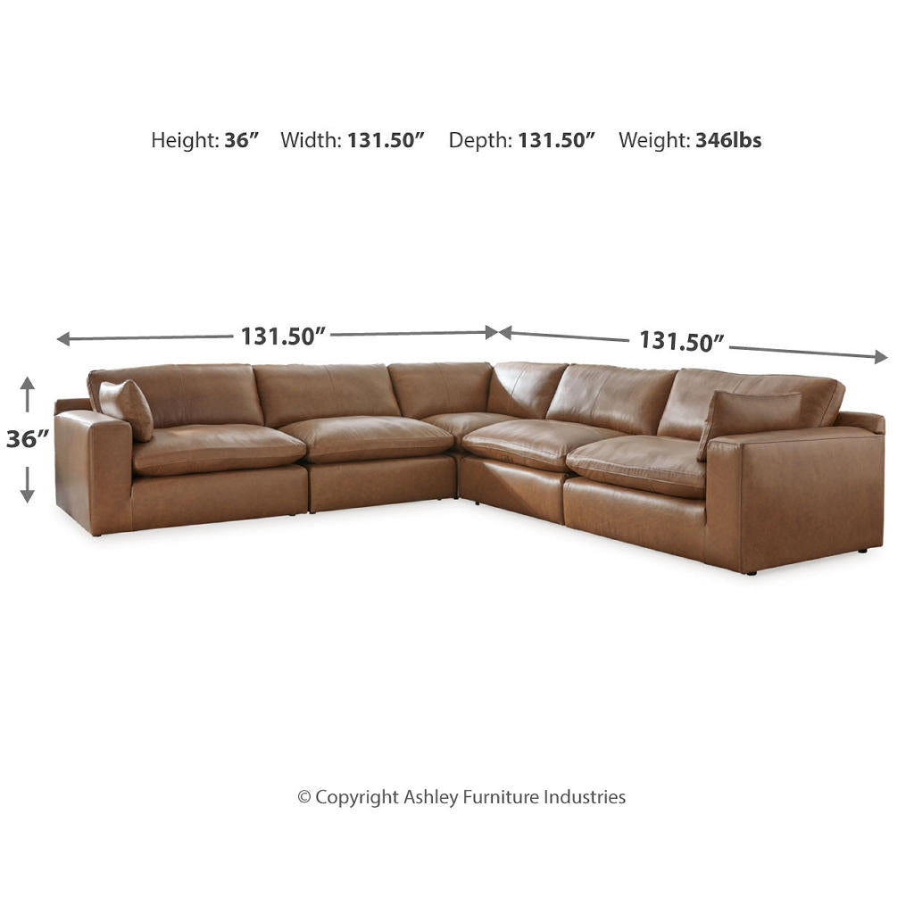 Emilia 5-Piece Sectional Signature Design by Ashley® Living Room