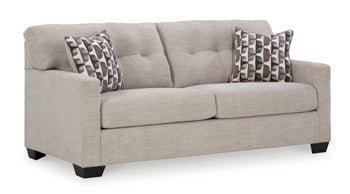 Mahoney Sofa — Pebble Greige, Trim 75-Inch Three-Seater Signature Design by Ashley® Living Room