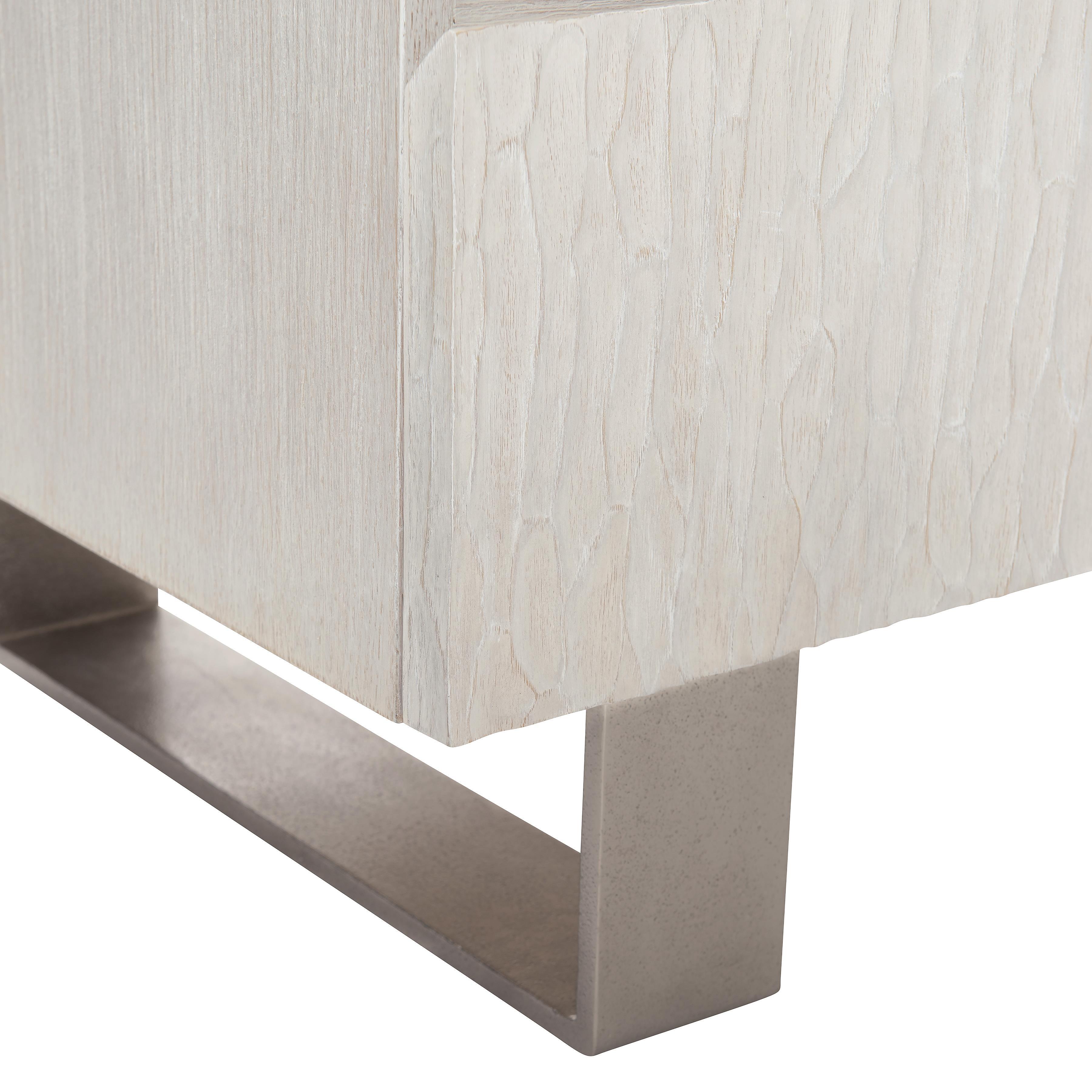Bernhardt Solaria 65-Inch Dresser — Weathered Bone, Cast Resin Bernhardt Dresser