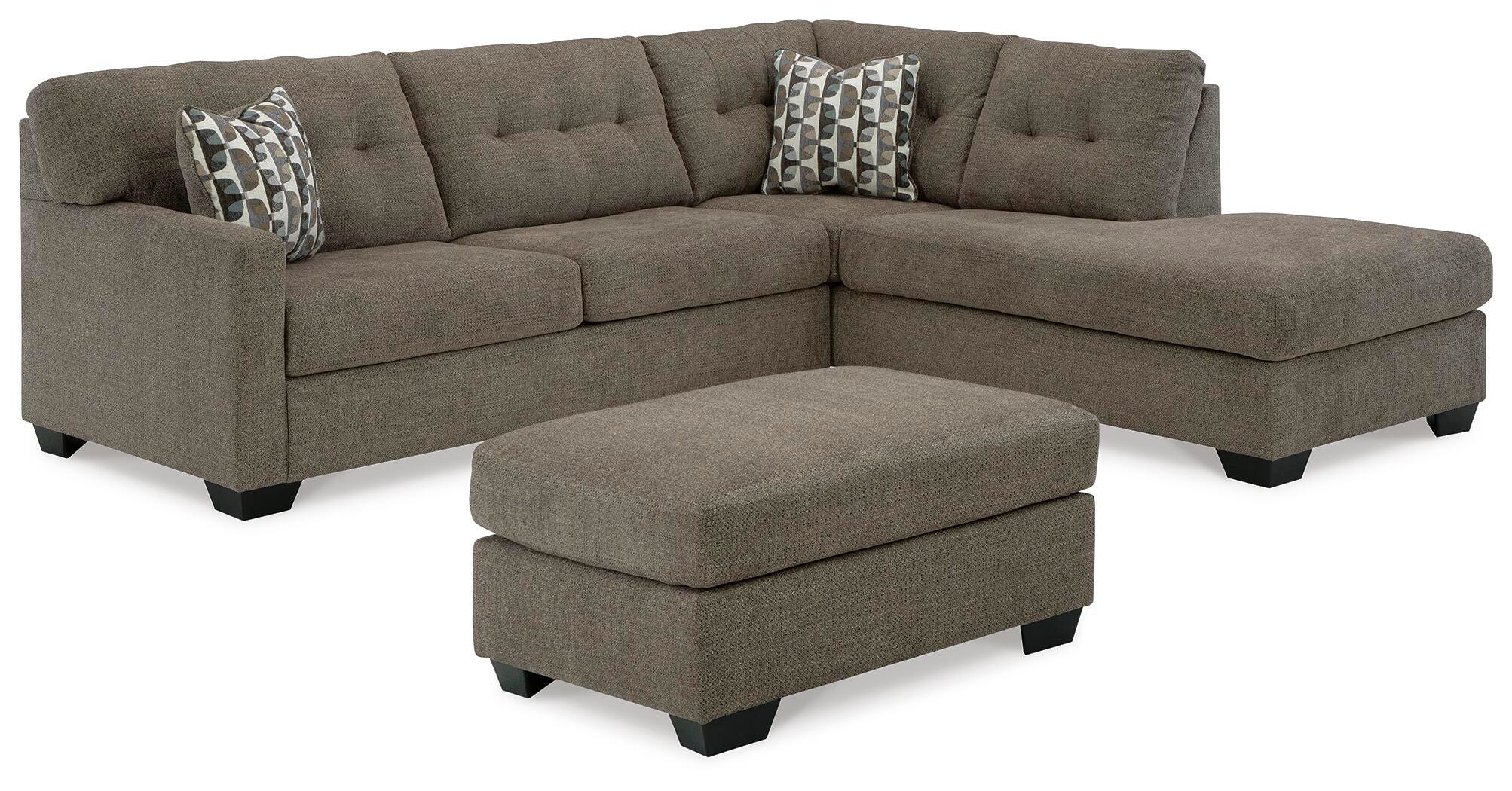 Mahoney 2-Piece Sleeper Sectional and Ottoman — Full Pull-Out Signature Design by Ashley® Living Room