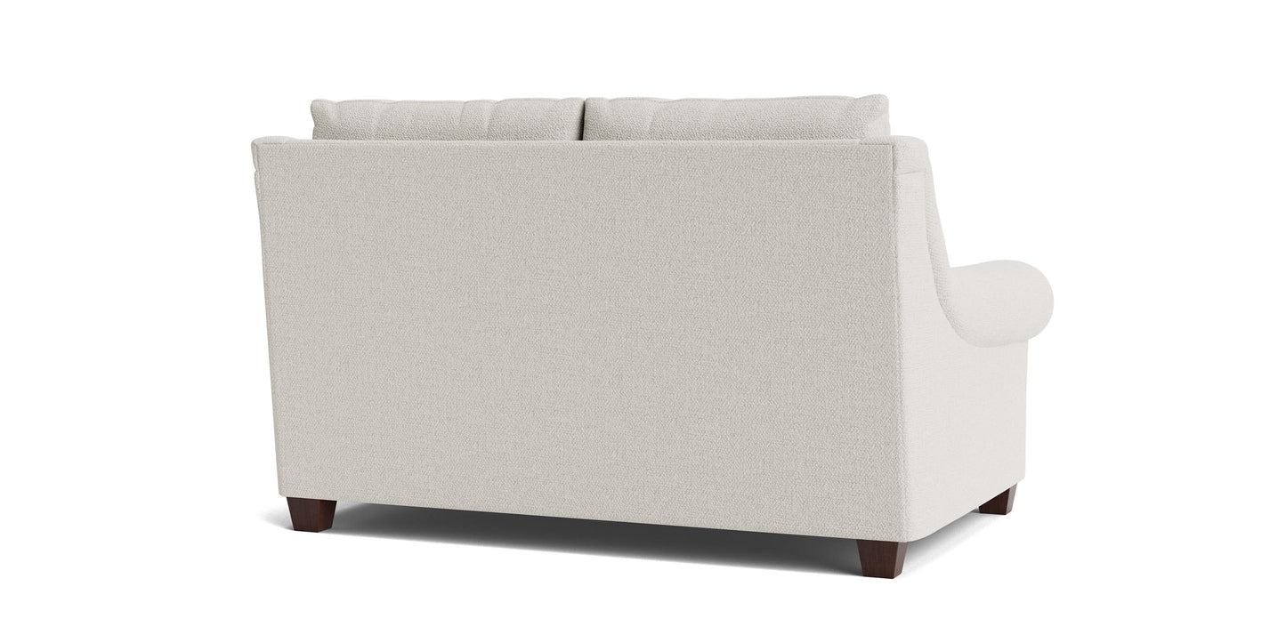 Ellery Roll Arm Loveseat Bassett