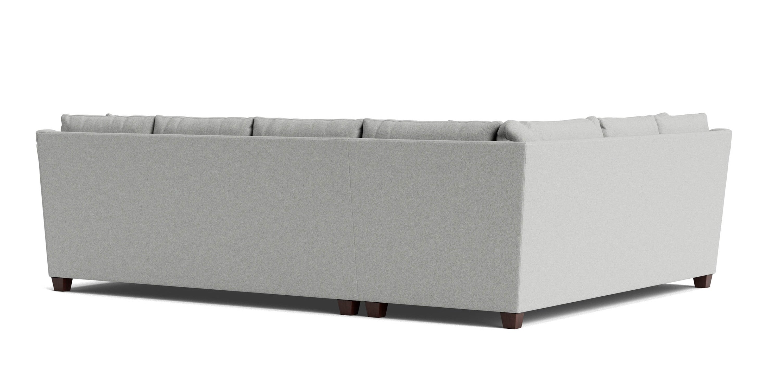 Ellery Roll Arm L-Shaped Sectional Bassett