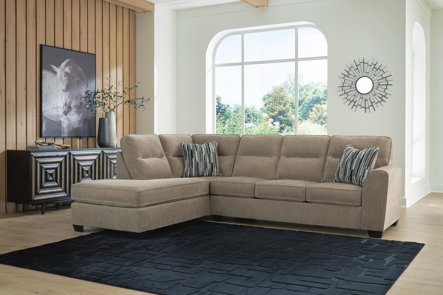Olten 2-Piece Sectional with Chaise and Ottoman