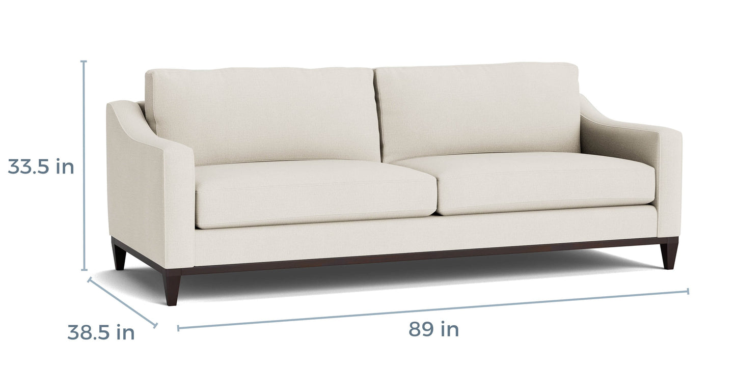 Sanford Slope Arm Sofa Bassett
