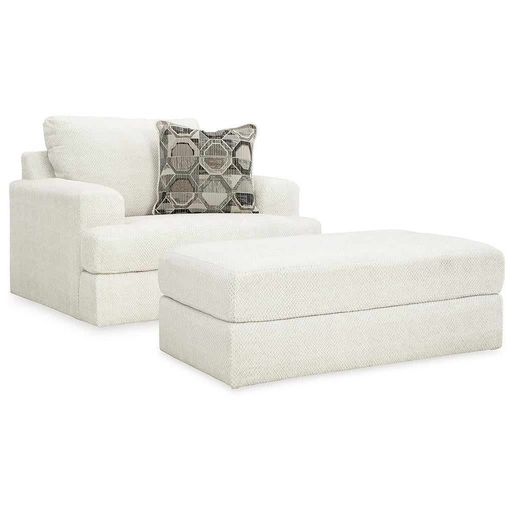 Karinne Oversized Chair and Ottoman Signature Design by Ashley® Uncategorized