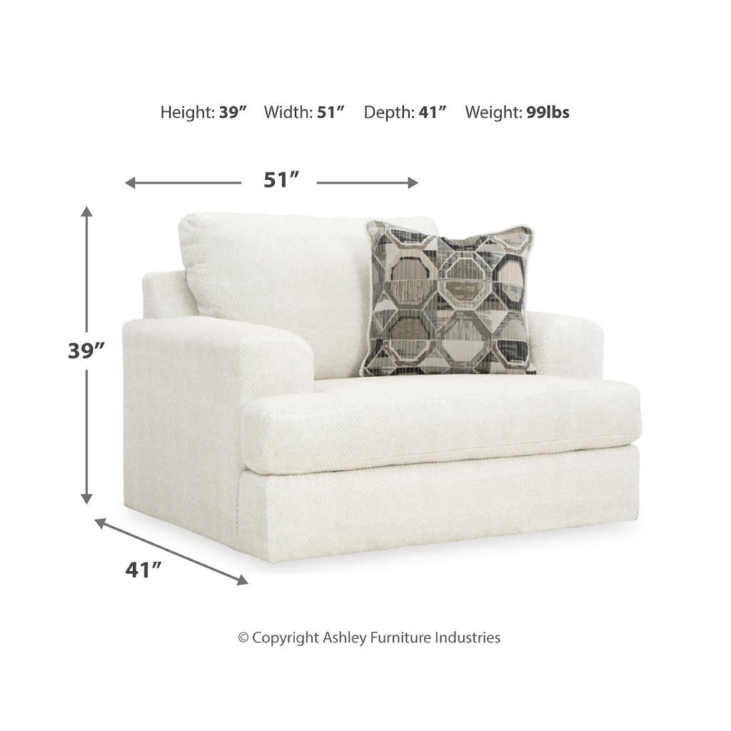 Karinne Oversized Chair and Ottoman Signature Design by Ashley® Uncategorized