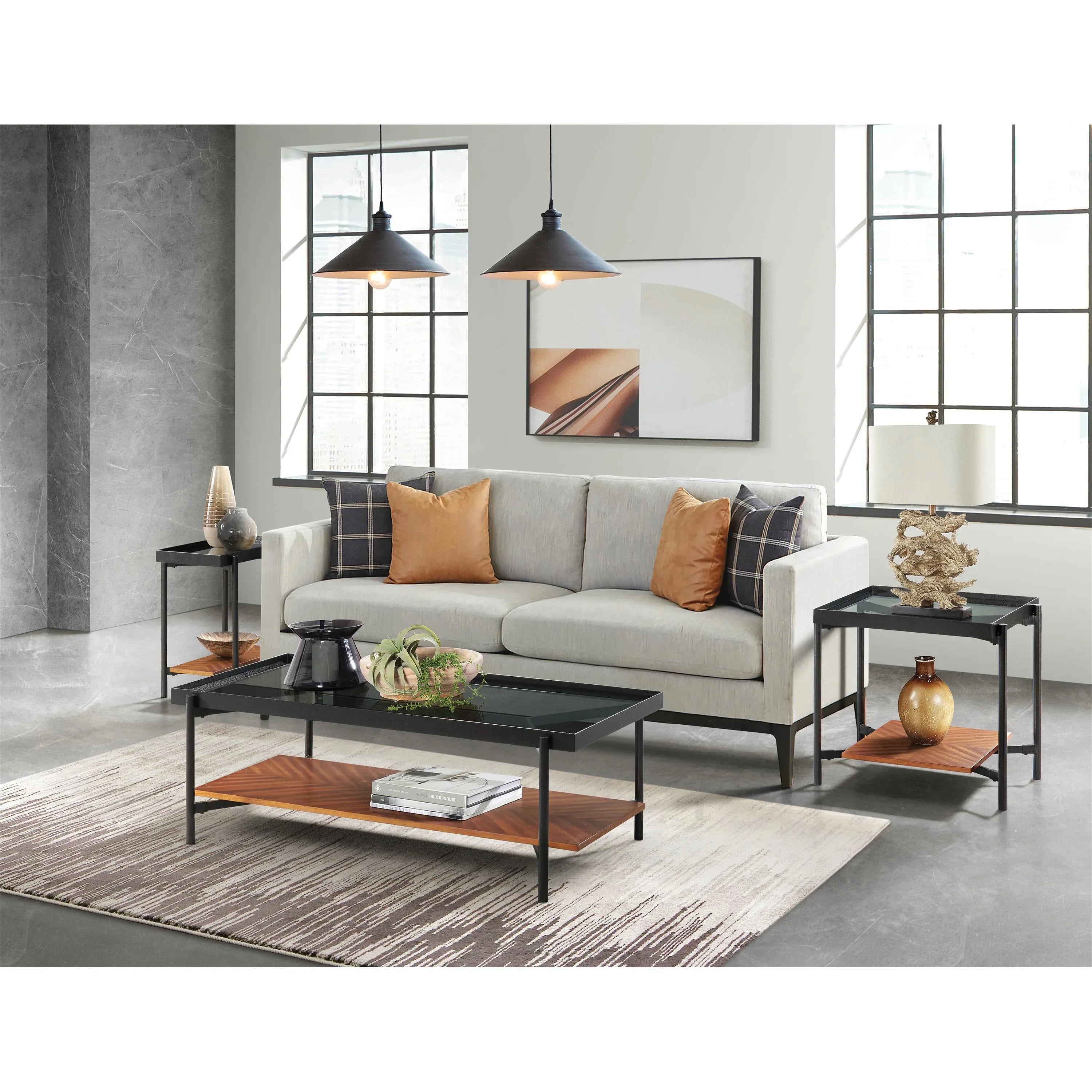 Lennox Rectangle Cocktail Table Riverside Furniture Tables