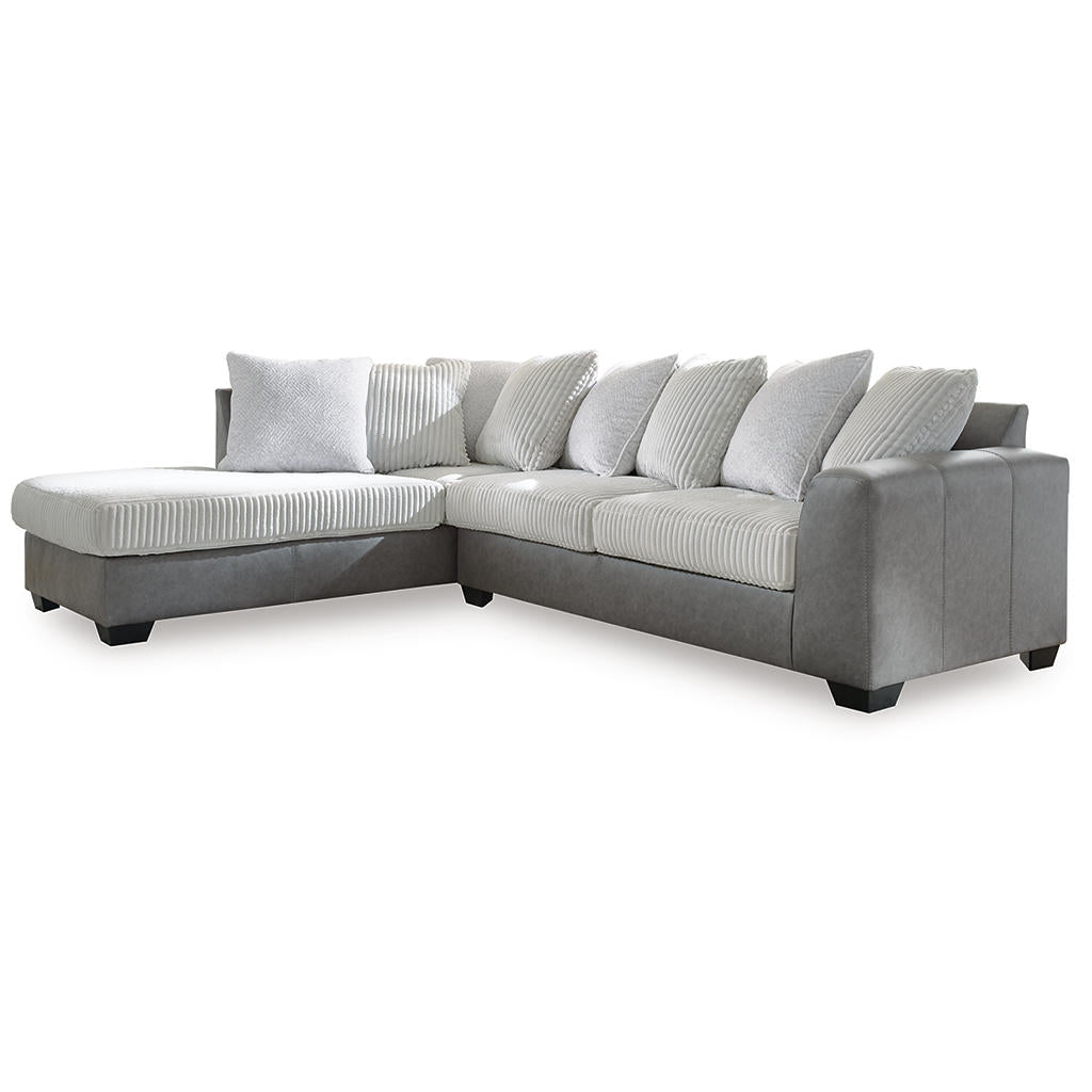 Clairette Court 2-Piece Sectional with Chaise Benchcraft® Living Room