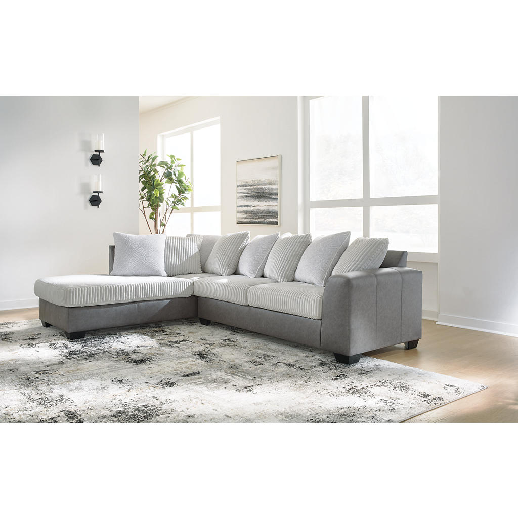 Clairette Court 2-Piece Sectional with Chaise Benchcraft® Living Room