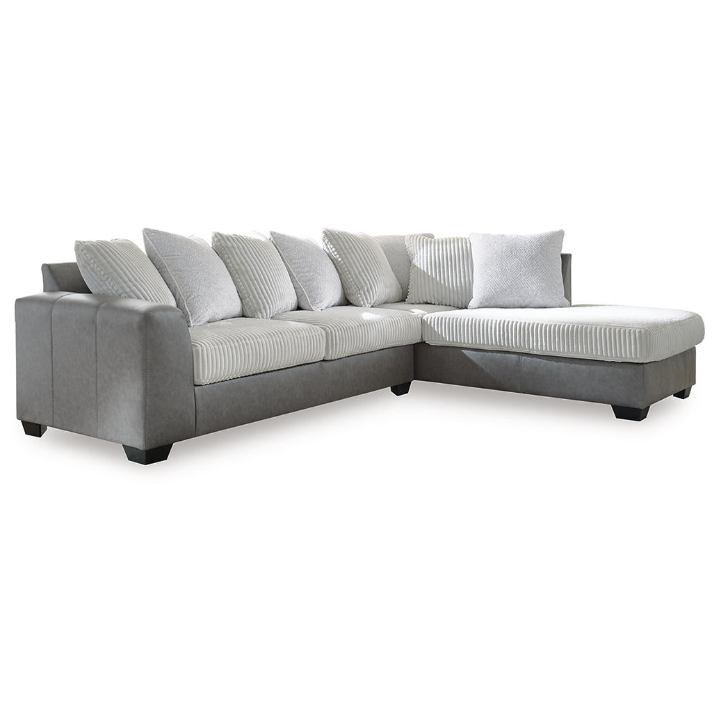 Clairette Court 2-Piece Sectional with Chaise Benchcraft® Living Room