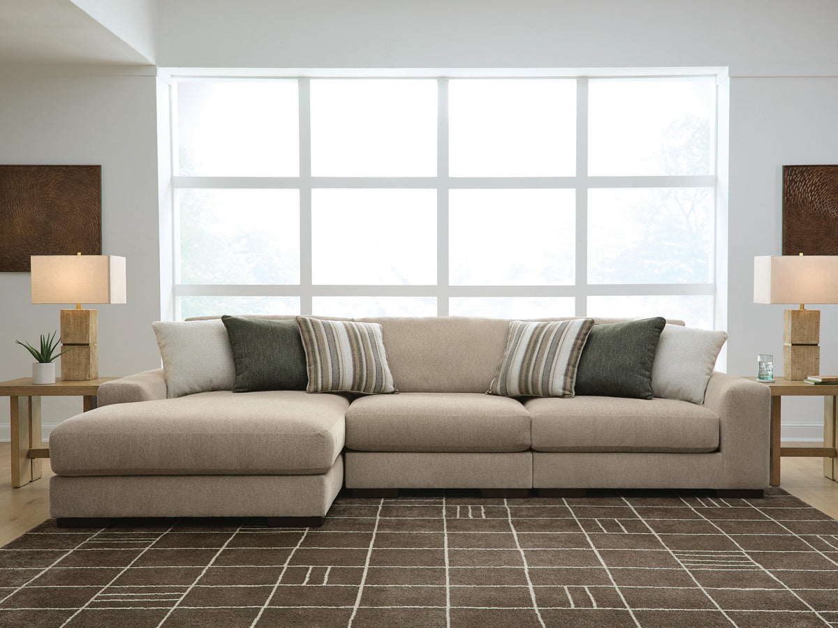 Linenhause 3-Piece Sectional Sofa Chaise