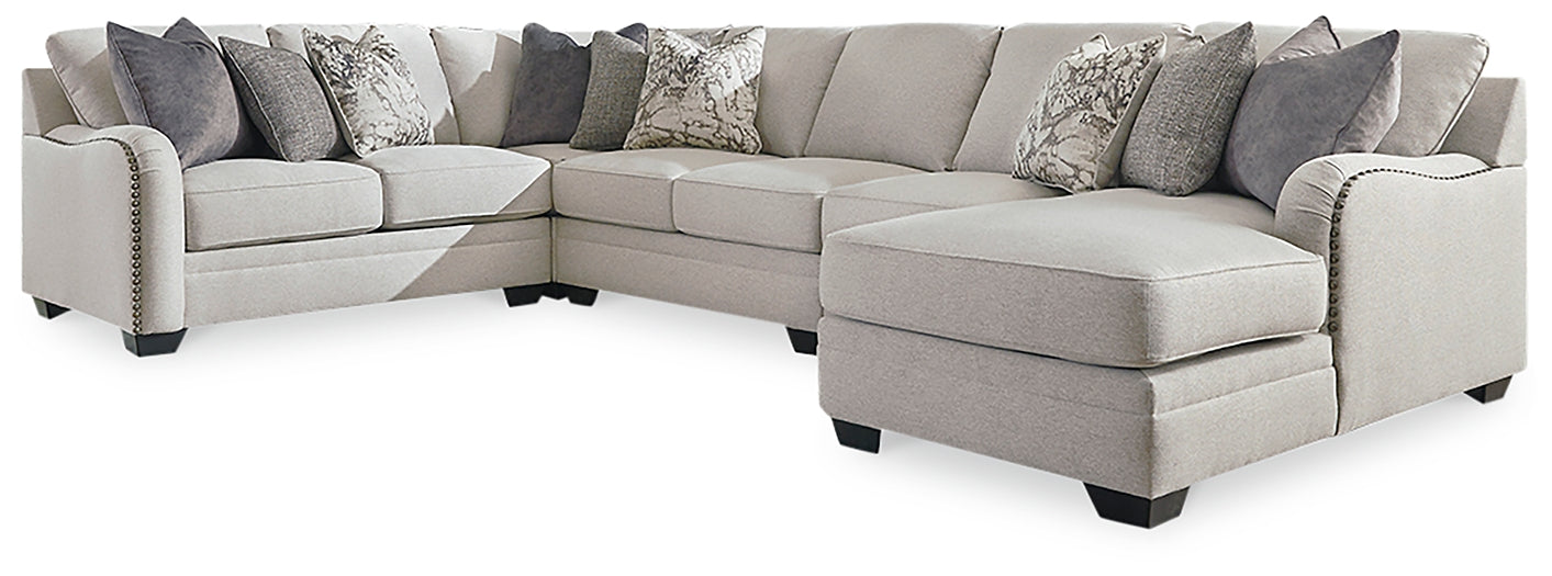 Dellara 4-Piece Sectional with Chaise