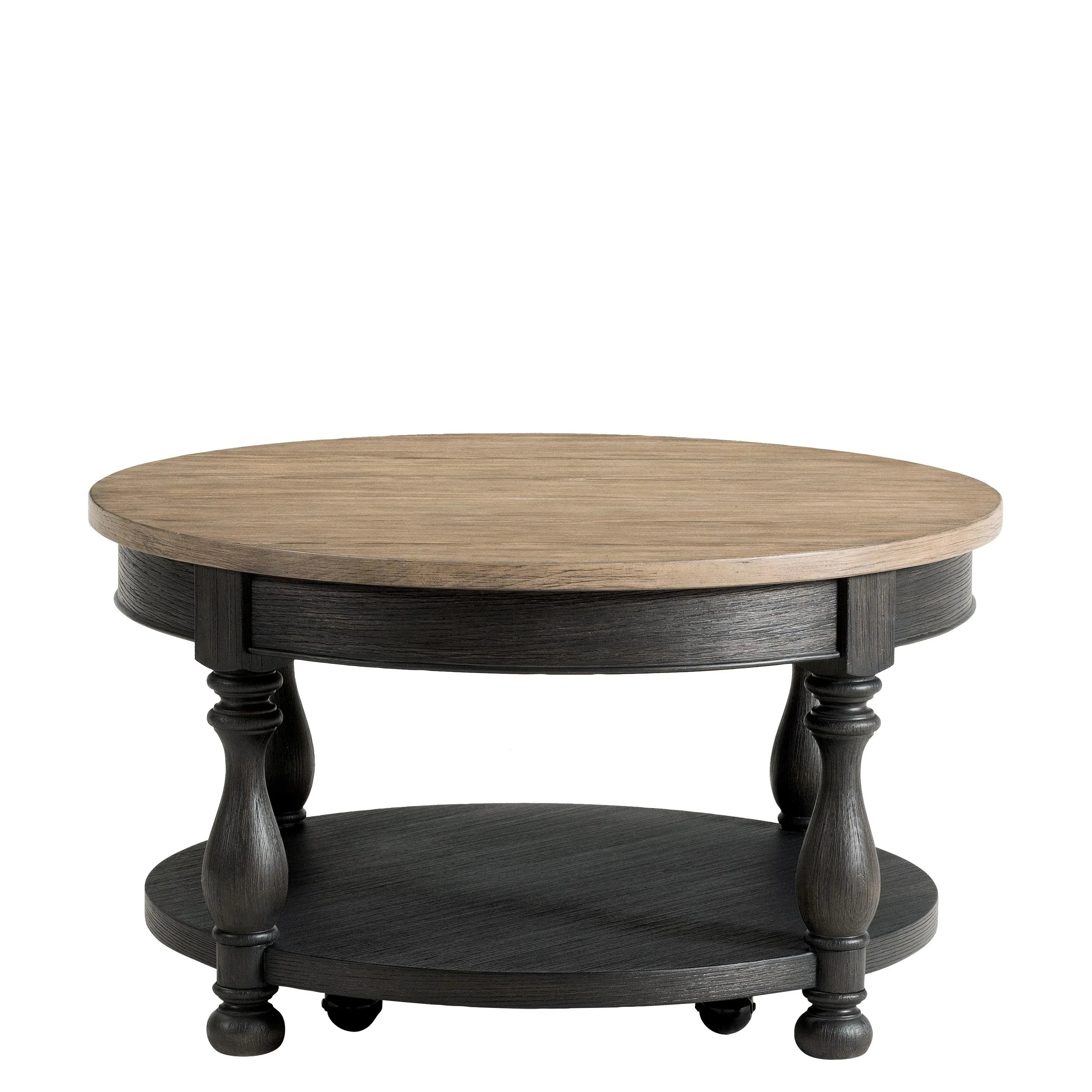 Barrington Two Tone Round Cocktail Table Riverside Furniture Tables