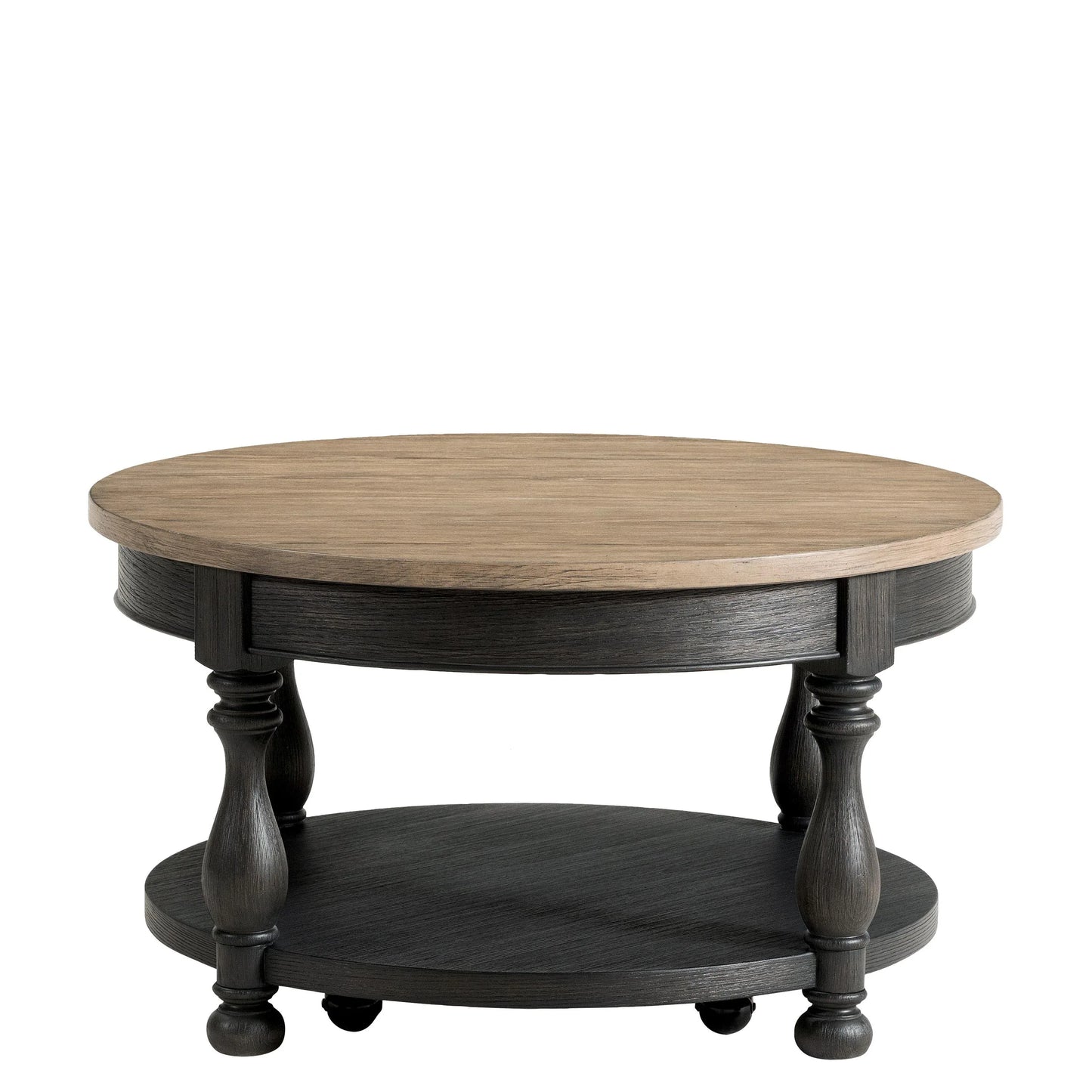 Barrington Two Tone Round Cocktail Table Riverside Furniture Tables