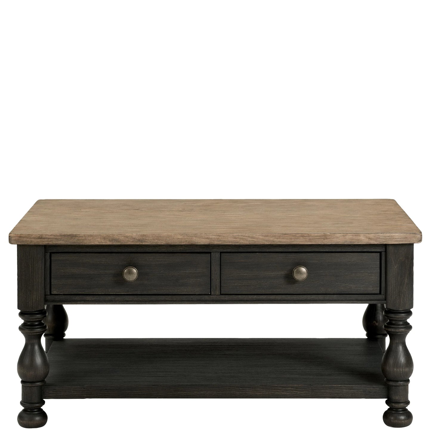 Barrington Two Tone Rectangle Cocktail Table Riverside Furniture Tables