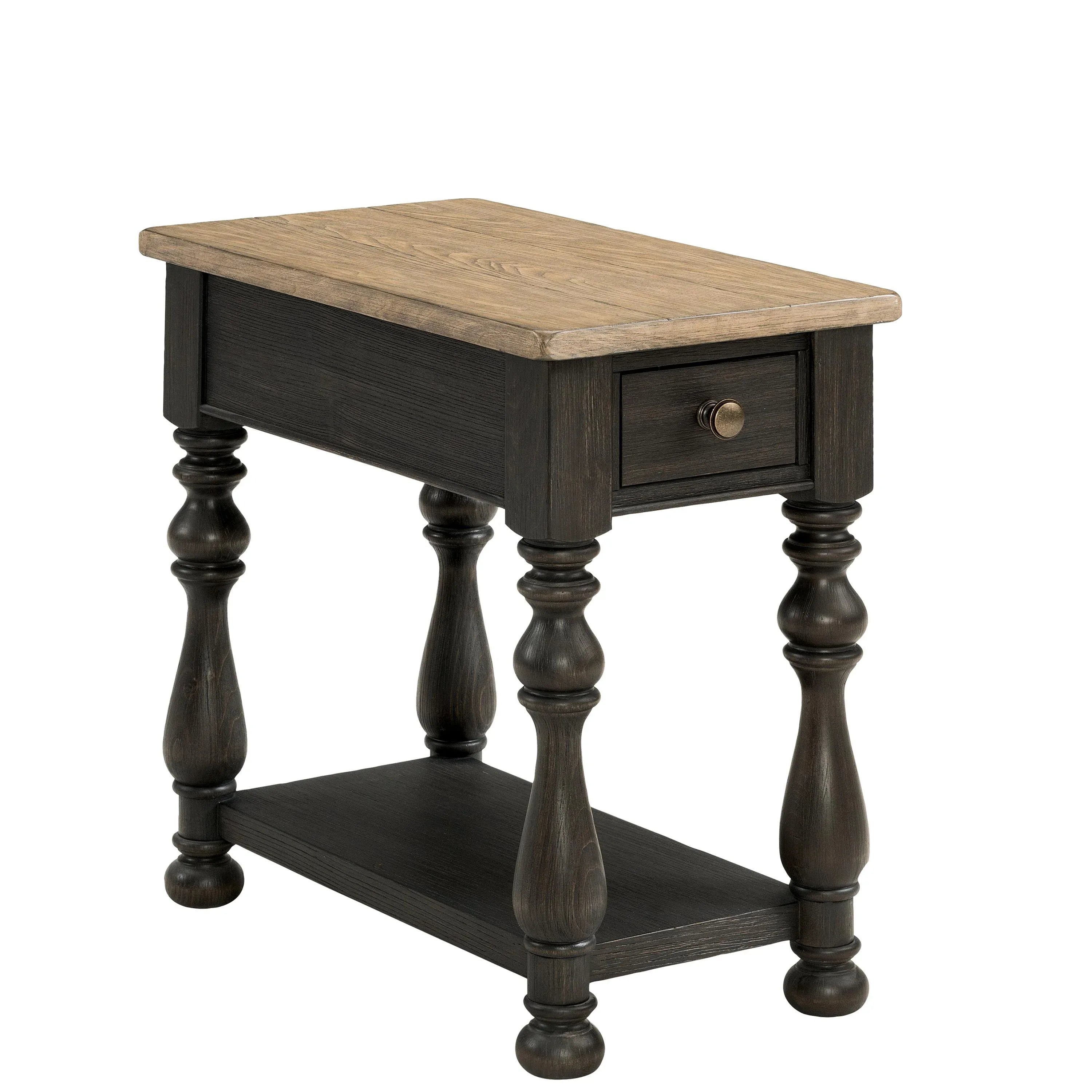 Barrington Two Tone Chairside Table Riverside Furniture Tables