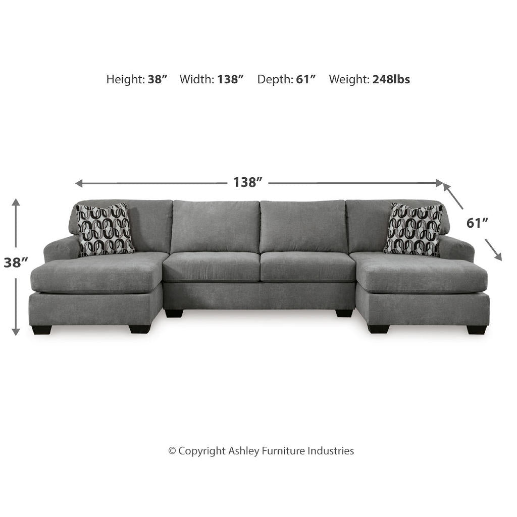 Birkdale Court 3-Piece Sectional Benchcraft® Living Room