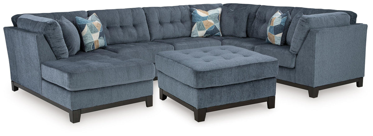 Maxon Place 3-Piece Sectional and Ottoman — 100-Inch Sofa Benchcraft® Living Room