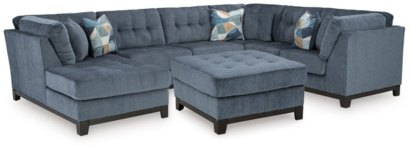 Maxon Place 3-Piece Sectional and Ottoman — 100-Inch Sofa Benchcraft® Living Room