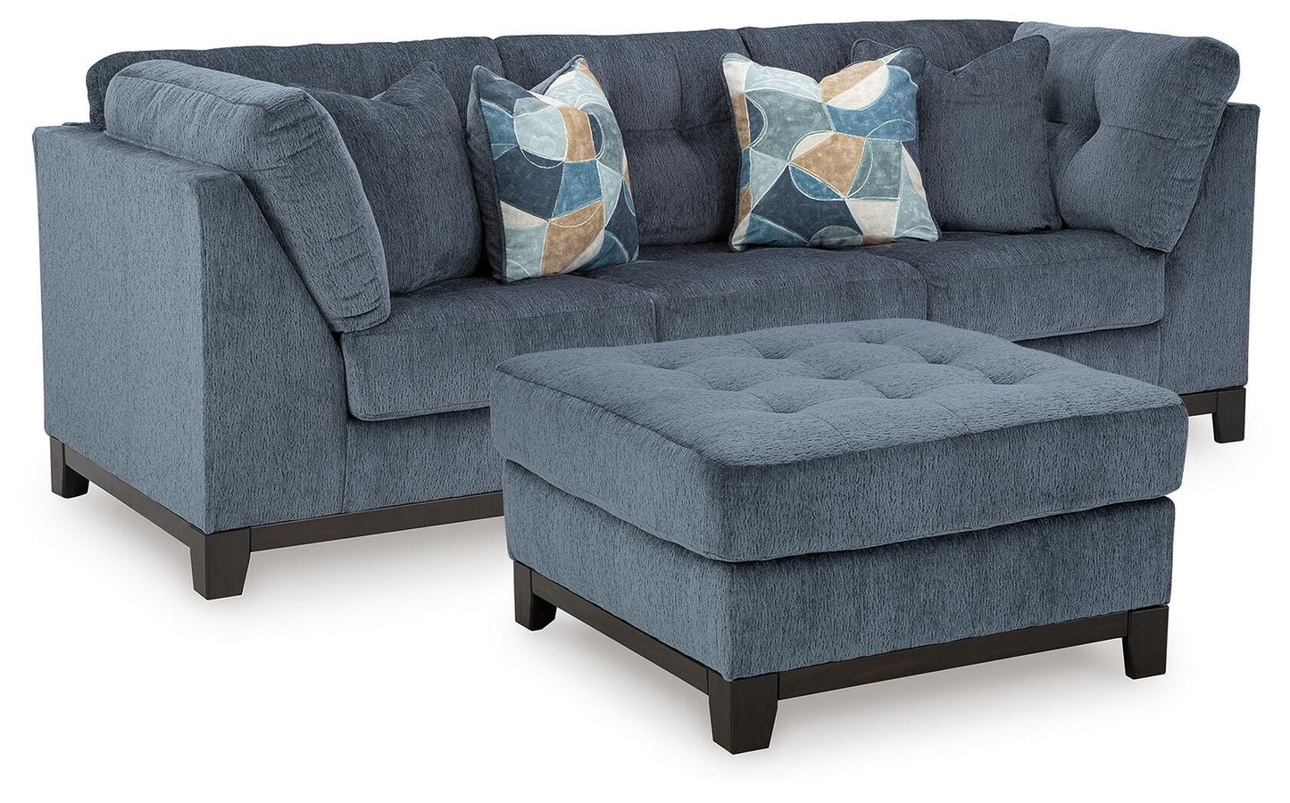 Maxon Place 100-Inch Sofa and Oversized Ottoman — 2-Piece Benchcraft® Living Room