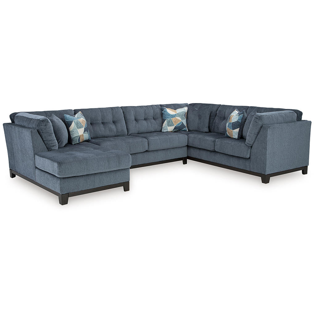 Maxon Place 3-Piece Sectional with Chaise Benchcraft® Living Room