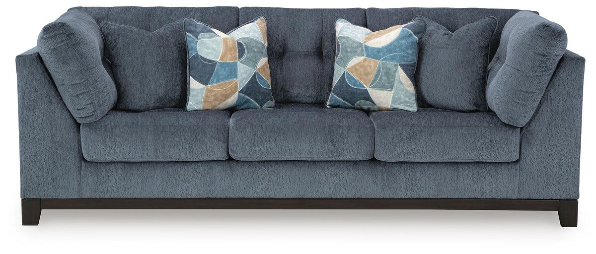 Maxon Place 100-Inch Sofa and Oversized Ottoman — 2-Piece Benchcraft® Living Room