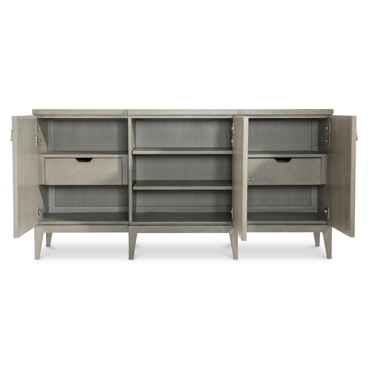 Bernhardt Cornelia Buffet 68-Inch — Steel Diamond Doors in Nebbia Bernhardt Buffet